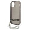 Guess GUHCP13SHTSGSK iPhone 13 mini 5,4 czarny/black hardcase Translucent Strap